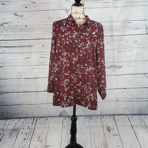 J. Jill Large Petite Button-down Blouse